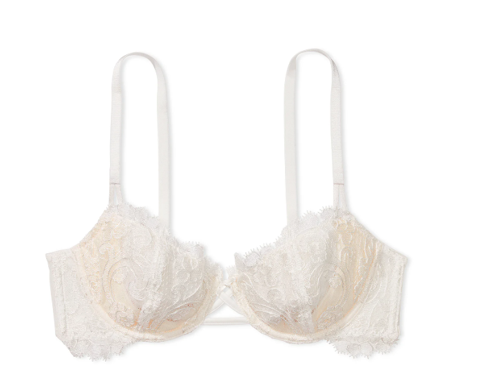 Brasier Victoria Secret Dream Angels balconette sin forro con bordado de flores salvajes Wicked 38DD